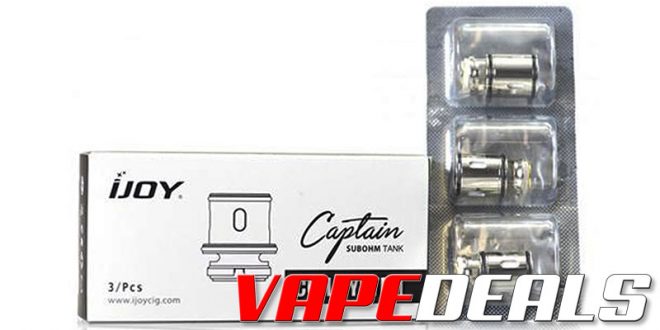iJoy Captain Replacement Coils BLOWOUT (3-Pack) $0.99