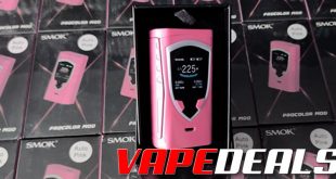 Smok ProColor 225W Box Mod (Auto Pink Color) $9.89