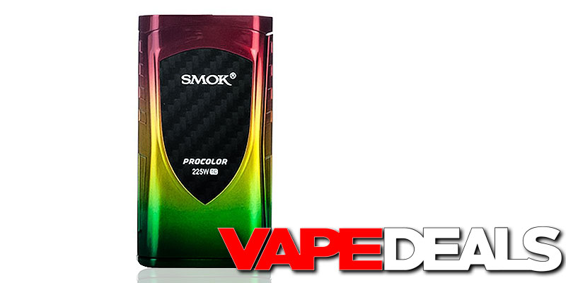 Smok Pro Color 225w TC Box Mod $24.43 | VAPE DEALS