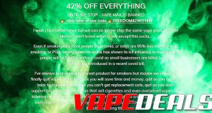 Vapes Pact Act BLOWOUT Sale (42% Off)