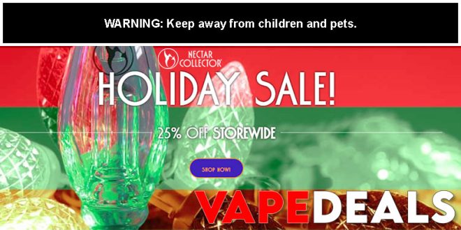 Nectar Collector Holiday Sale (25% Off)