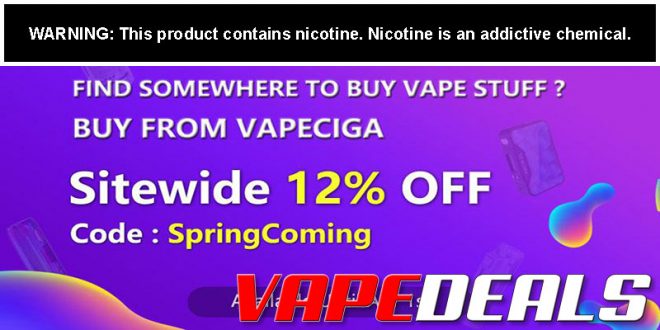 Vapeciga Spring Sale & New Coupon Codes