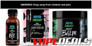 TheCBDSite Sale – 20% Off All Avid Hemp Products