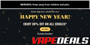 Pure Relief New Year’s Sale (Extra 30% Off Edibles)