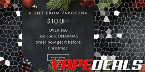 VaporDNA $10 Off $60 Purchase