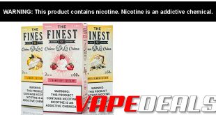 The Finest E-liquid 120mL Twin Pack $0.99 (w/ Purchase)