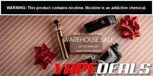 VaporDNA End of the Year Warehouse Sale