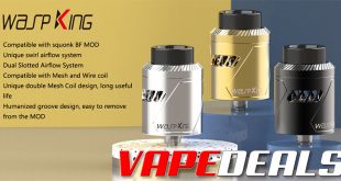 Oumier Wasp King RDA (Mesh or Regular Coils) $13.99