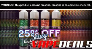 Saucy Vape Juice E-liquid Sale (25% Off)