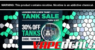 Madvapes Tank Sale (30% Off)