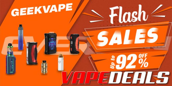 Everzon Geekvape Flash Sale (Up To 92% Off)