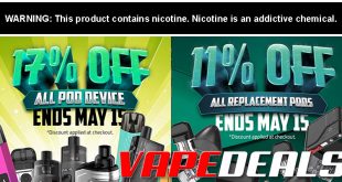 Eightvape Weekend Sale (17% Off Pod Devices, 11% Off Pods))