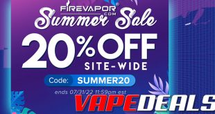 FireVapor Summer Sale (20% Off)