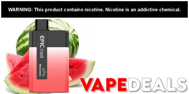 Neith EPICmod Disposable (5500 Puffs) $1.86