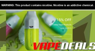 7Daze Vape Products Sale (15% Off)