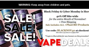 PlusCBD Black Friday Sale (40% Off)