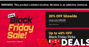 Vape Street Black Friday Sale (20% Off)