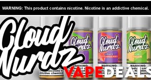 Cloud Nurdz E-liquid Sale (25% + Buy 5 Get 1 FREE)