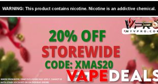 MyVPro Xmas Sale (20% Off Sitewide)