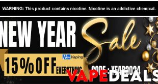 NewVaping New Year Sale (15% Off)