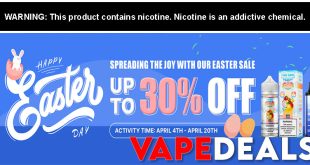 VapingLand Easter Sale (Up To 30% Off)