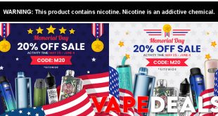 MyVaporUS Memorial Day Sale EXTENDED