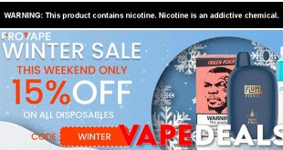 ProVape Winter Sale (15% Off Disposables)