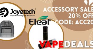 Eleaf & Joyetech Accessory Sale (20% Off)