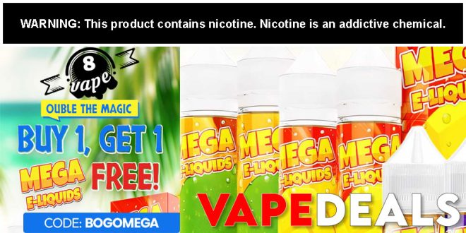 Eightvape MEGA E-liquids Sale (BOGO Free)